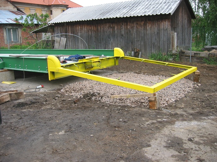 Instalace silniční váhy v obci Hrušová