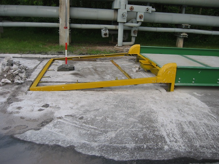 Instalace silniční váhy v teplárně Černošice